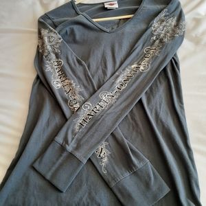 Harley Davidson Long sleeve Top, size large